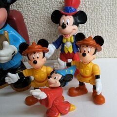 ディズニー ミニフィギュア 9体セット ミッキー ドナルド 旧ロゴTOMY有り レトロ 人形 コレクション ☆ PayPay(ペイペイ)決済可能 ☆ 札幌市 豊平区 平岸の画像