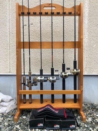 【済】バスロッド＆リール＆スタンド