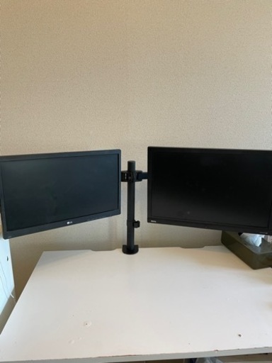 【値下げ】デュアルディスプレイセット　モニタ　LG BENQ