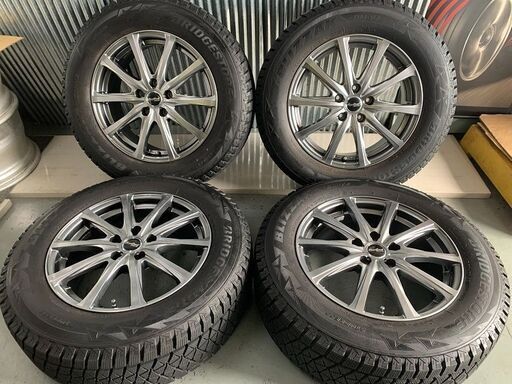 ブリザック　DM-V2　225/65R17　エクストレイル　アウトバック　CX-5　CX-8　CR-V　安心のエアー＆バランス調整済み