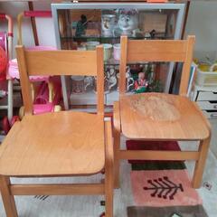 お話し中！子供用椅子２つセット♪の画像