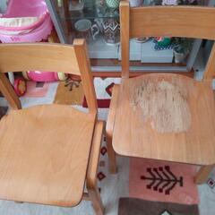 お話し中！子供用椅子２つセット♪の画像