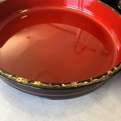 未使用　漆器　海鮮丼　ちらし寿司等の丼　飯台の画像