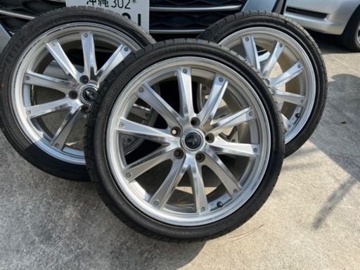 225/40 18インチ　4本　ホイール　タイヤ使用可