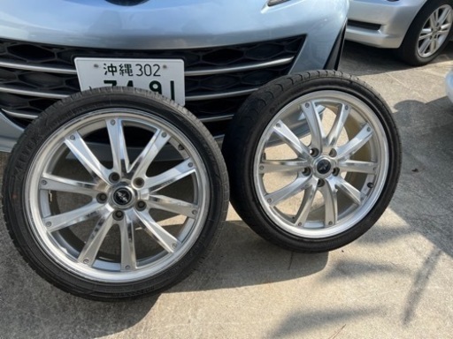 225/40 18インチ　4本　ホイール　タイヤ使用可