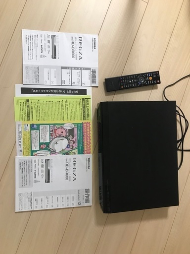 東芝 500GB 1チューナー ブルーレイレコーダー REGZA RD-BR600