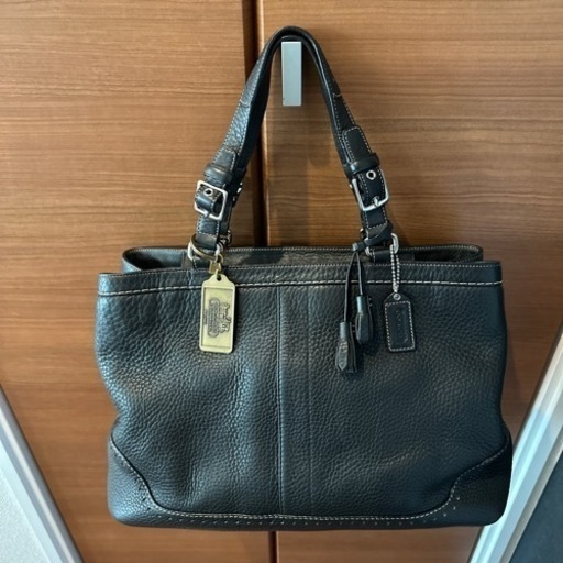 極美品] COACH ハンプトンズペブルドキャリーオルhand bag 【公式通販】