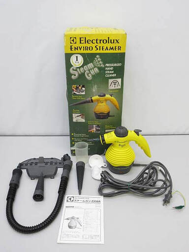 ss4513　エレクトロラックス　スチームガン　Z350A　スチームクリーナー　Electrolux　取扱説明書付き　元箱付き　家庭用　掃除　蒸気　キッチン　バスルーム　ファブリック　殺菌　コンパクト