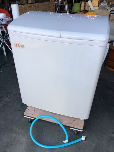 HITACHI 二槽式洗濯機 PS-H45L 洗濯4.5kg 脱水5.0kg 2019年製 J12060