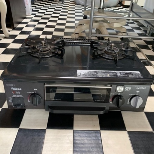 【リサイクルサービス八光　田上店　安心の１か月保証　配達・設置OK】Paloma IC-330SB-1R LP [ガステーブル LPガス用 右強火]