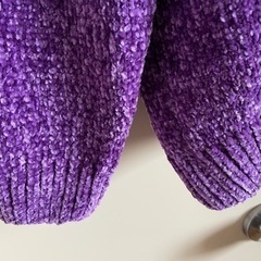 ニット リブ セーター タートル レディース ドロップショルダーの画像