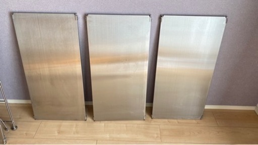 無印良品　ステンレスユニットシェルフ