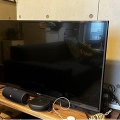 <値下げ>美品　保証書、説明書付き　2020年製43型液晶テレビ　Hisense
