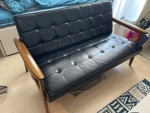 カリモク 2人掛けソファ(引越し特価)