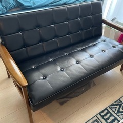 カリモク 2人掛けソファ(引越し特価)