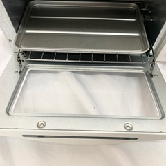 ヤマゼン YAMAZEN オーブン トースター 山善 ホワイト 食パン2枚同時焼きの画像