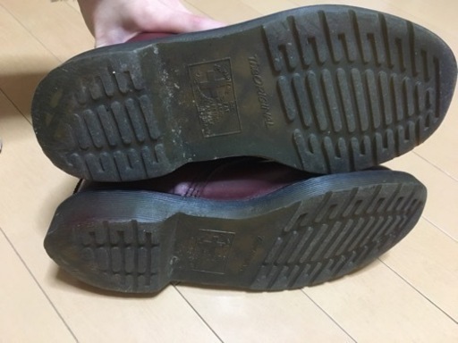 ドクターマーチン(赤)23.5cm8ホール
