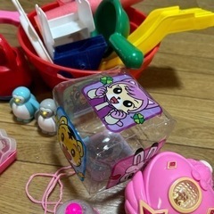 お風呂遊び雪遊びセット　しまじろうアンパンマン などの画像