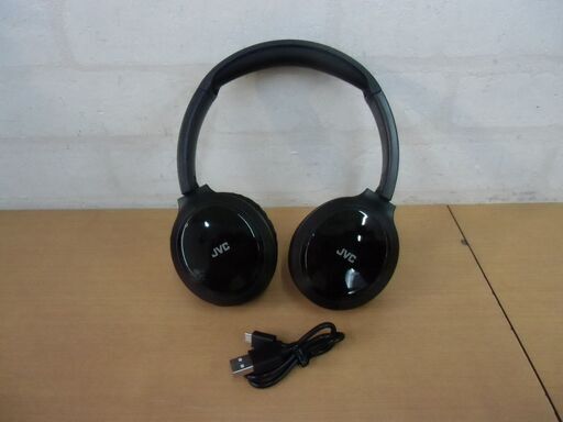 JVC　ノイズキャンセリングヘッドホン　HA-S78BN　 Bluetooth　ブラック【モノ市場東浦店】139