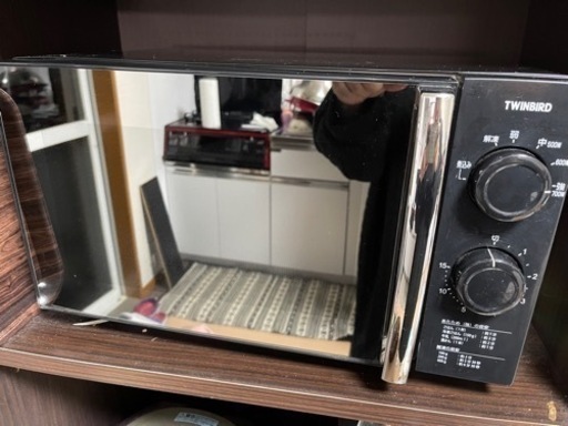 【受渡決定】鏡面仕上げ フラット電子レンジ