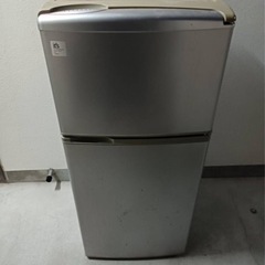冷蔵庫112L シルバー 中古 2008年製 冷蔵庫