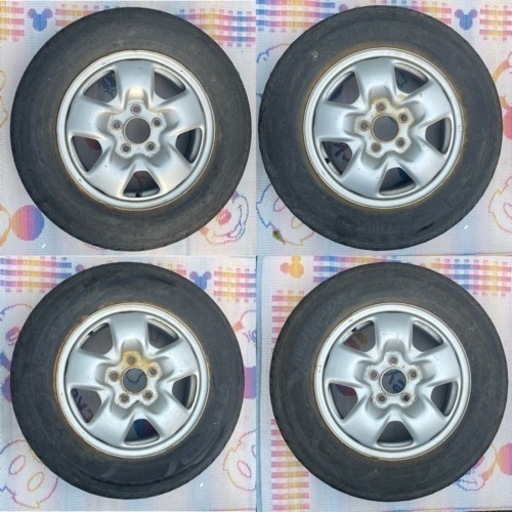 葛飾発★JB23Wジムニー鉄ホイール&タイヤ4本セット！★直接受け渡し可能