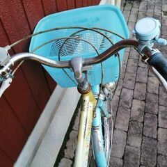 パナソニック　女の子　自転車　22インチ　小学生　三年生　4年生　水色の画像