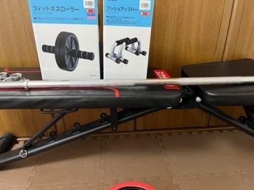 筋トレ インクラインベンチ ダンベル バーベル プレート