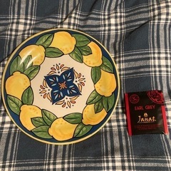 KALDI レモン皿　ケーキ皿の画像