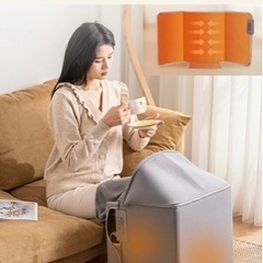 【新品未使用】パネルヒーター 足元ヒーター 6面 360 デスクヒーター ヒーター 足元 遠赤外線  省エネ 毛布付き デスク 下 こたつ 電気足温器 フットウォーマー 暖房 ペット 折りたたみ式 脚入れヒーター フットヒーター テレワーク オフィス  の画像