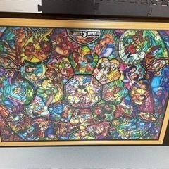 ディズニー　ジグソーパズル　ステンドアート