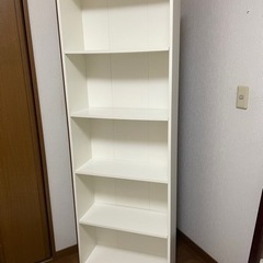 美品 IKEA GERSBY ゲルスビー 本棚 ホワイト 60×180