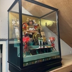子供大将 三段飾 紫峰作の画像