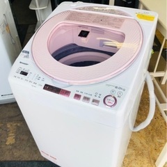 配送可能　シャープ SHARP ES-TX8A-P [タテ型洗濯...