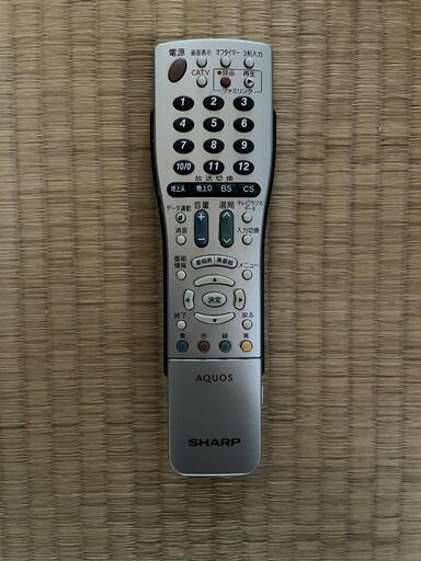 シャープ SHARP AQUOS 純正リモコン GA567WJSA 中古品