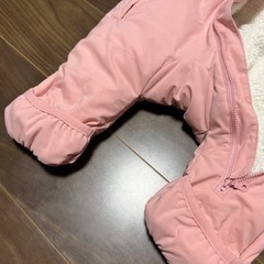 ジャンプスーツ　カバーオール　60 70 ベビー　ピンク値下げの画像