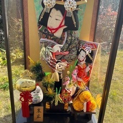 羽子板 縁起物 オルゴール付き  中身だけでも可 歌舞伎 日本人形