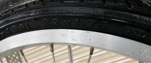 乗り降りしやすい♪ BRIDGESTONE ブリヂストン CALMO カルモ 22インチ アルミフレーム オートライト jbk004