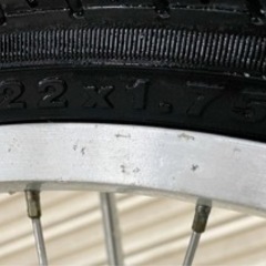 乗り降りしやすい♪ BRIDGESTONE ブリヂストン CALMO カルモ 22インチ アルミフレーム オートライト jbk004の画像
