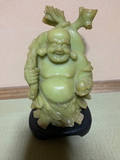 美術工芸品　　本ヒスイ　布袋様