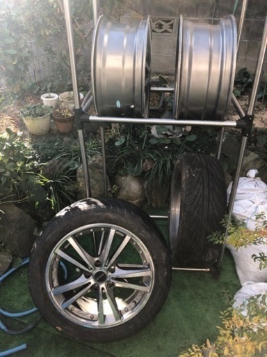 受け渡し決定！17インチホイール7J 5穴 PCD114.3  4本