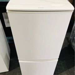 30日迄！送料無料★SHARP 137L 冷蔵庫【SJ-D14B-W】 配送可能 シャープ SHARP SJ-D14B-W [冷蔵庫(137L・つけかえどっちも