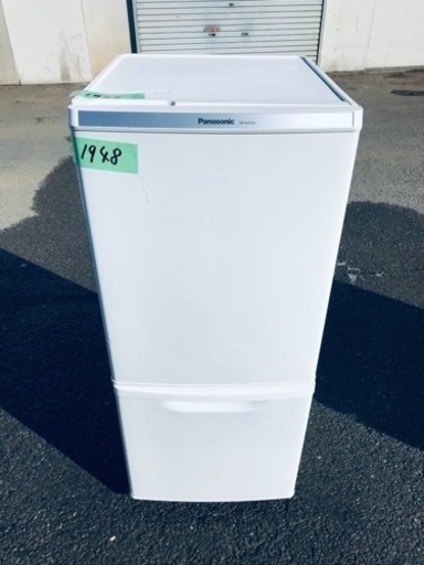 1948番 パナソニック✨ノンフロン冷凍冷蔵庫✨NR-B145W-W‼️