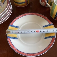 ☆本日まで☆ノリタケ　カップ＆ソーサー　5脚　スリランカ製の画像