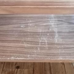 【配達無料】無印良品　ステンレスユニットシェルフ　アディショナルパーツ　ウォールナット　小　の画像