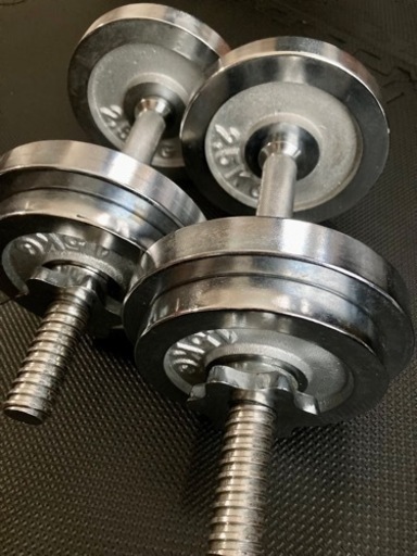 クロームダンベル10キロ×2個