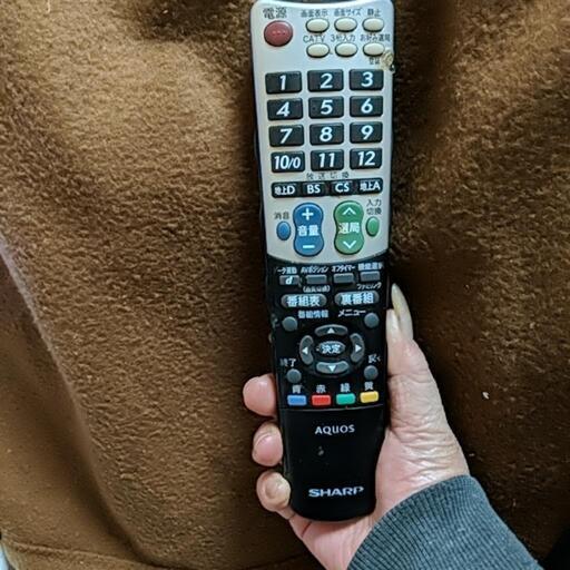 中古シャ−プAQUOS純正リモコン