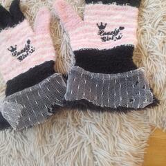 【レース付き手袋】の画像