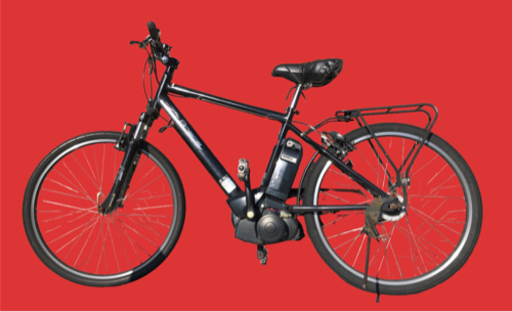 ヤマハブレイス　電動自転車　カッコイイ、ブラック、スポーティ！