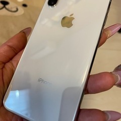 美品★良好★iPhoneX ホワイト64G  充電100%  SIMフリー